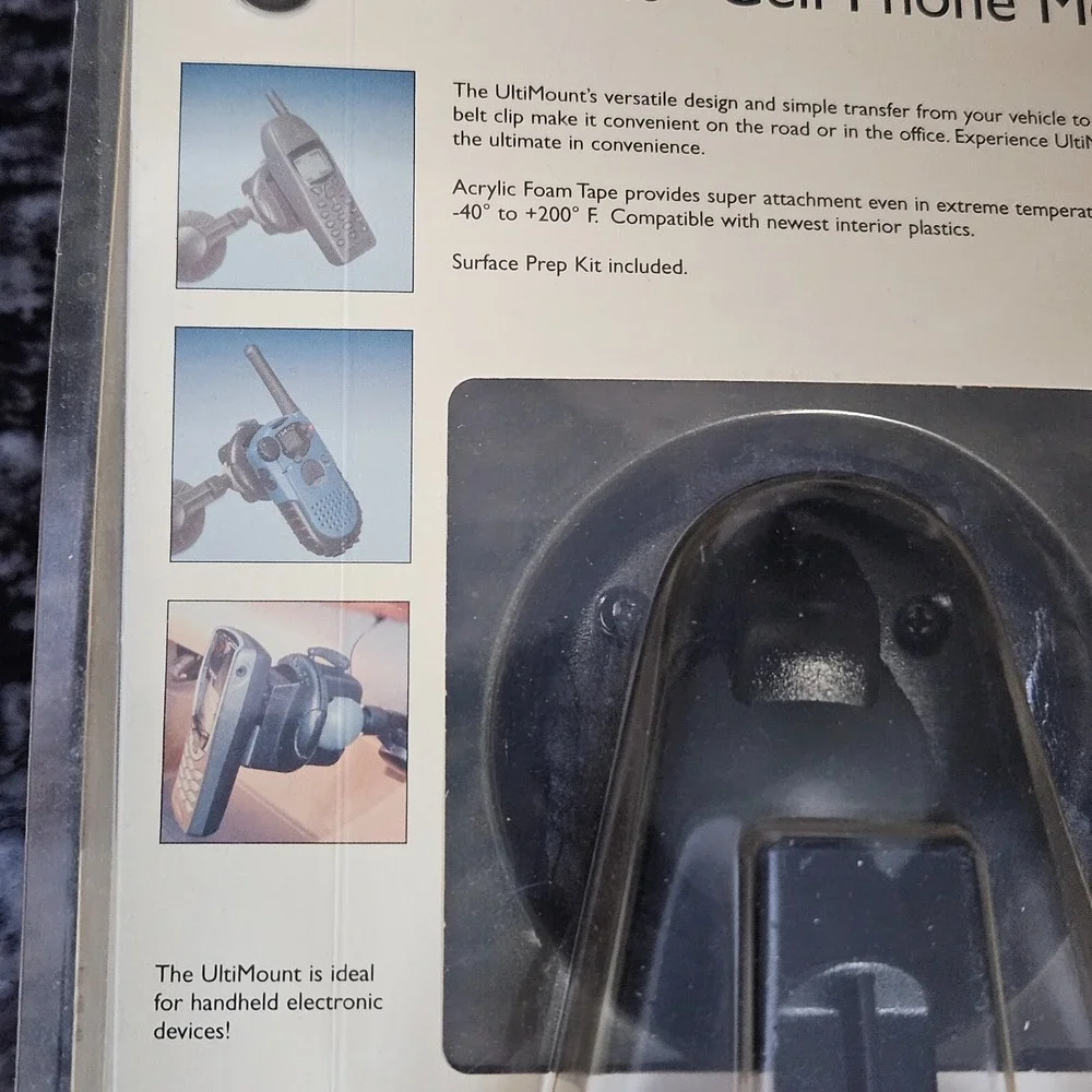 Vintage NOS AT&T Wireless UltiMount™ Cell Phone‎ Mount by PRO.FIT INTERNATIONAL